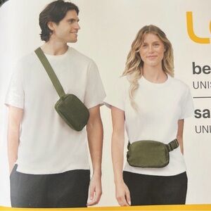 LOLE Olive Green Crossbody and Waist Bag